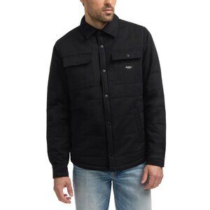 Hurley Men's Polar Fleece Shirt Jacket Black, Size Medium (New)